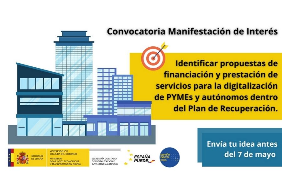 Consulta para identificar propuestas para el despliegue eficiente del plan para la digitalización de pymes y autónomos